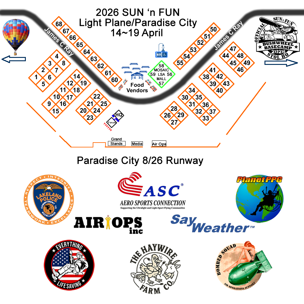 Paradise City Exhibition Map